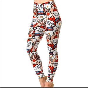 Christmas 🎄 Santa 🎅 Snowman Full Length Leggings